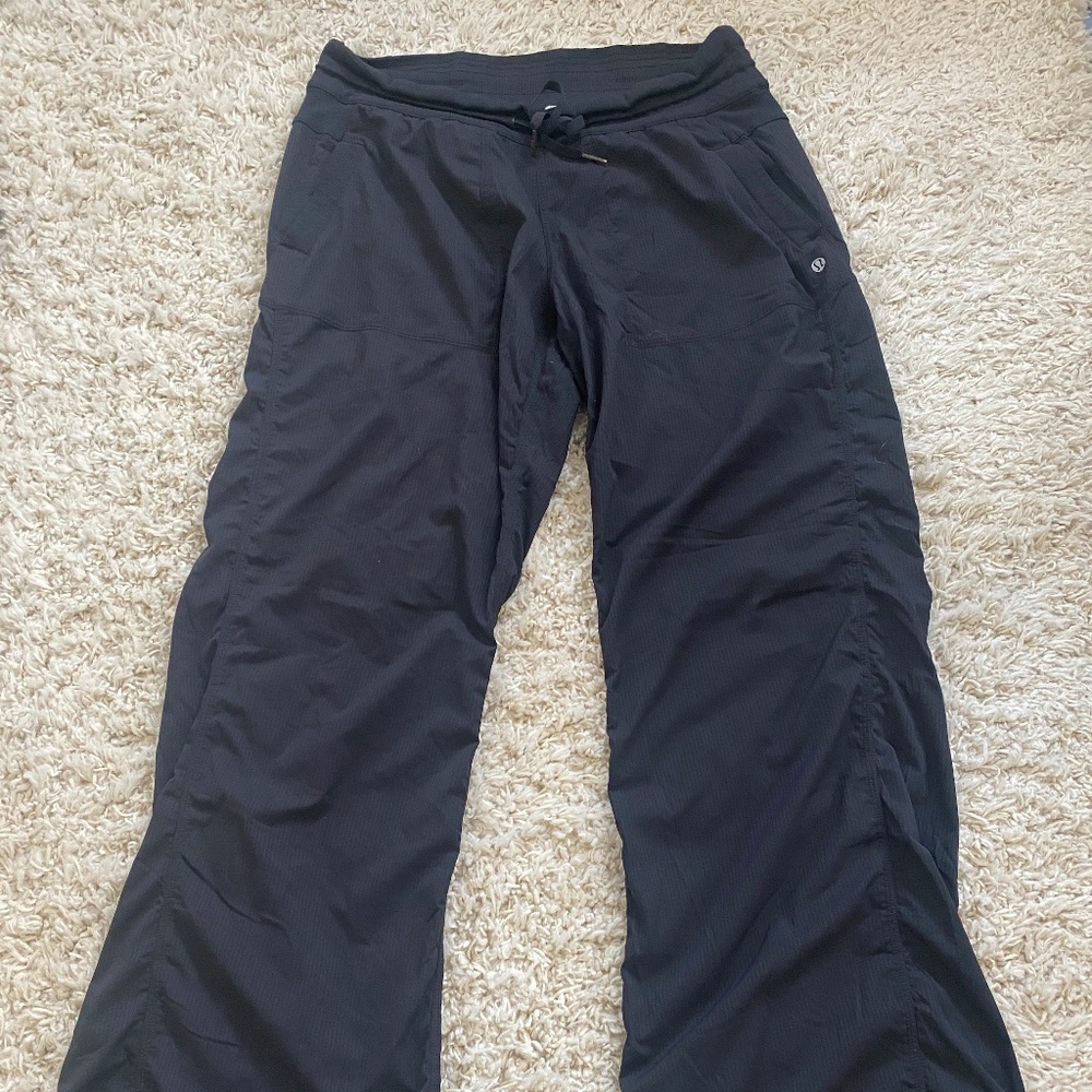 lululemon dance studio pants, black size 12